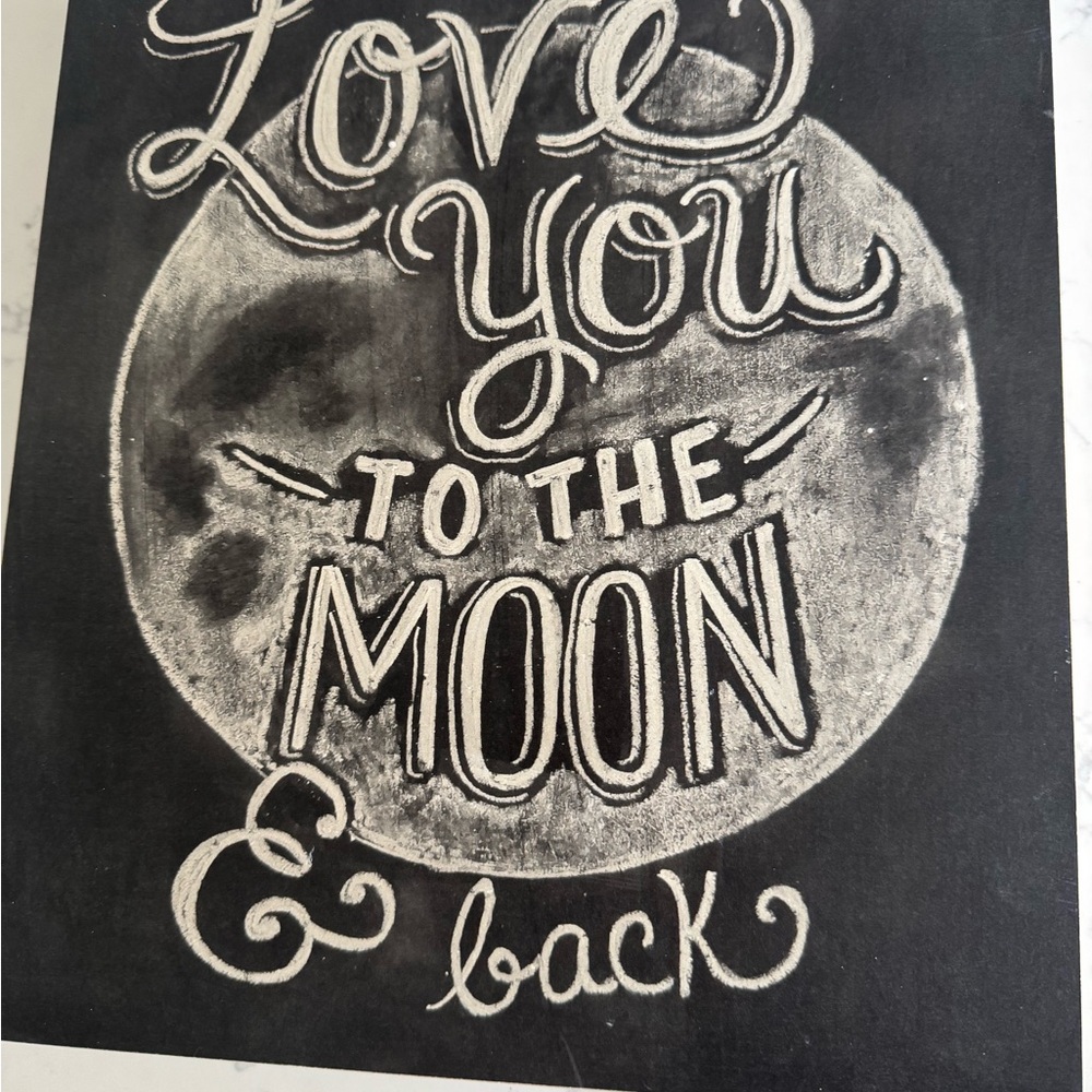 Love You to the Moon & Back Wall Art